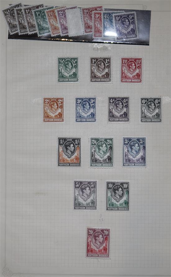 A QV to QEII mint and used collection of British Africa stamps in a stockbook